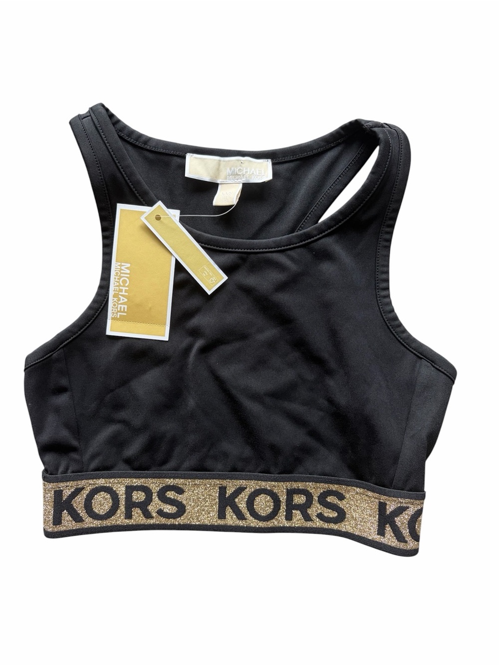 Michael Kors Racerback Sports Bra Size XXS NWT